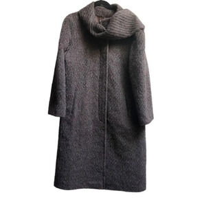 Vintage Surrey Classics Canada Mohair scarf A line trench jacket coat Sz M/ L